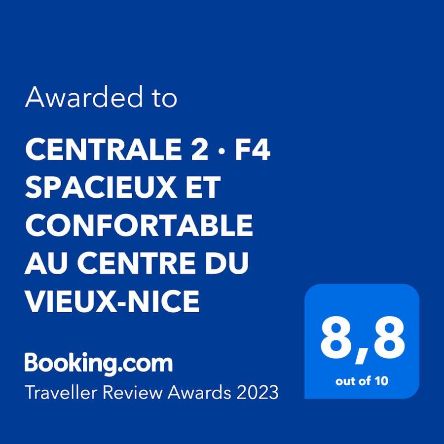 Centrale 2 - F4 Spacieux Et Confortable Au Centre Du Vieux-Nice Apartment Ngoại thất bức ảnh