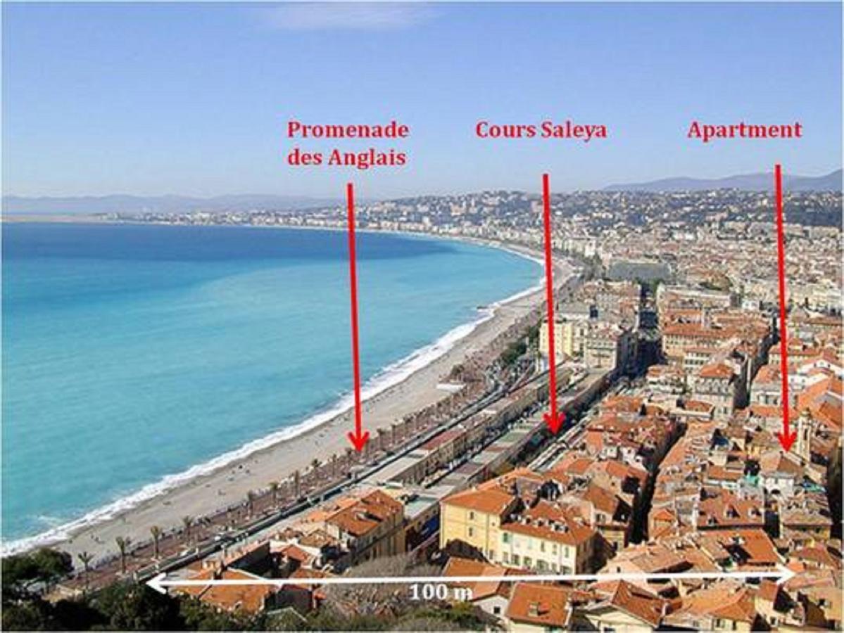 Centrale 2 - F4 Spacieux Et Confortable Au Centre Du Vieux-Nice Apartment Ngoại thất bức ảnh